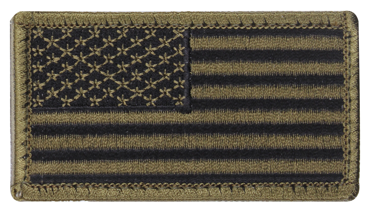 Rothco American Flag Patch - Hook Back