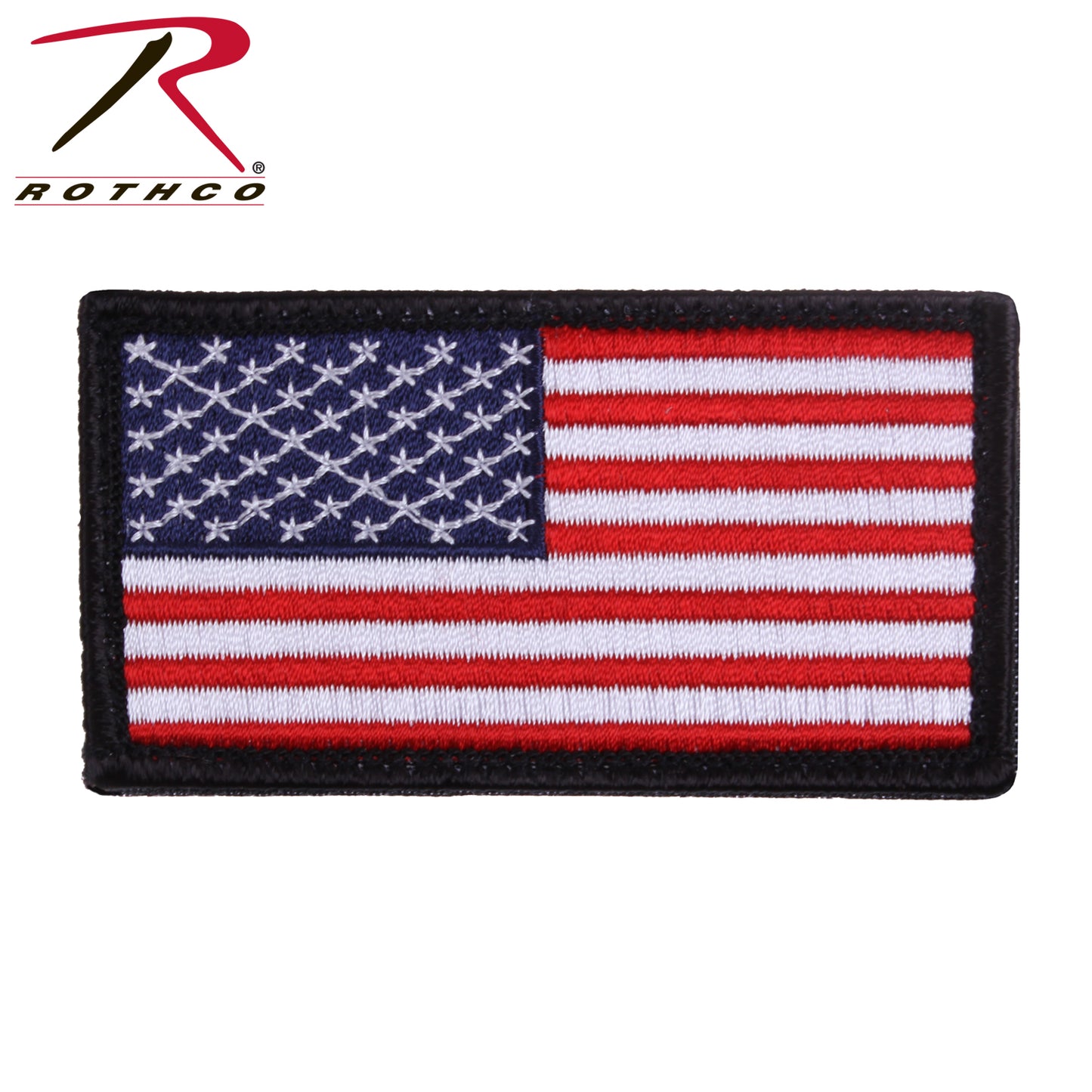 Rothco American Flag Patch - Hook Back