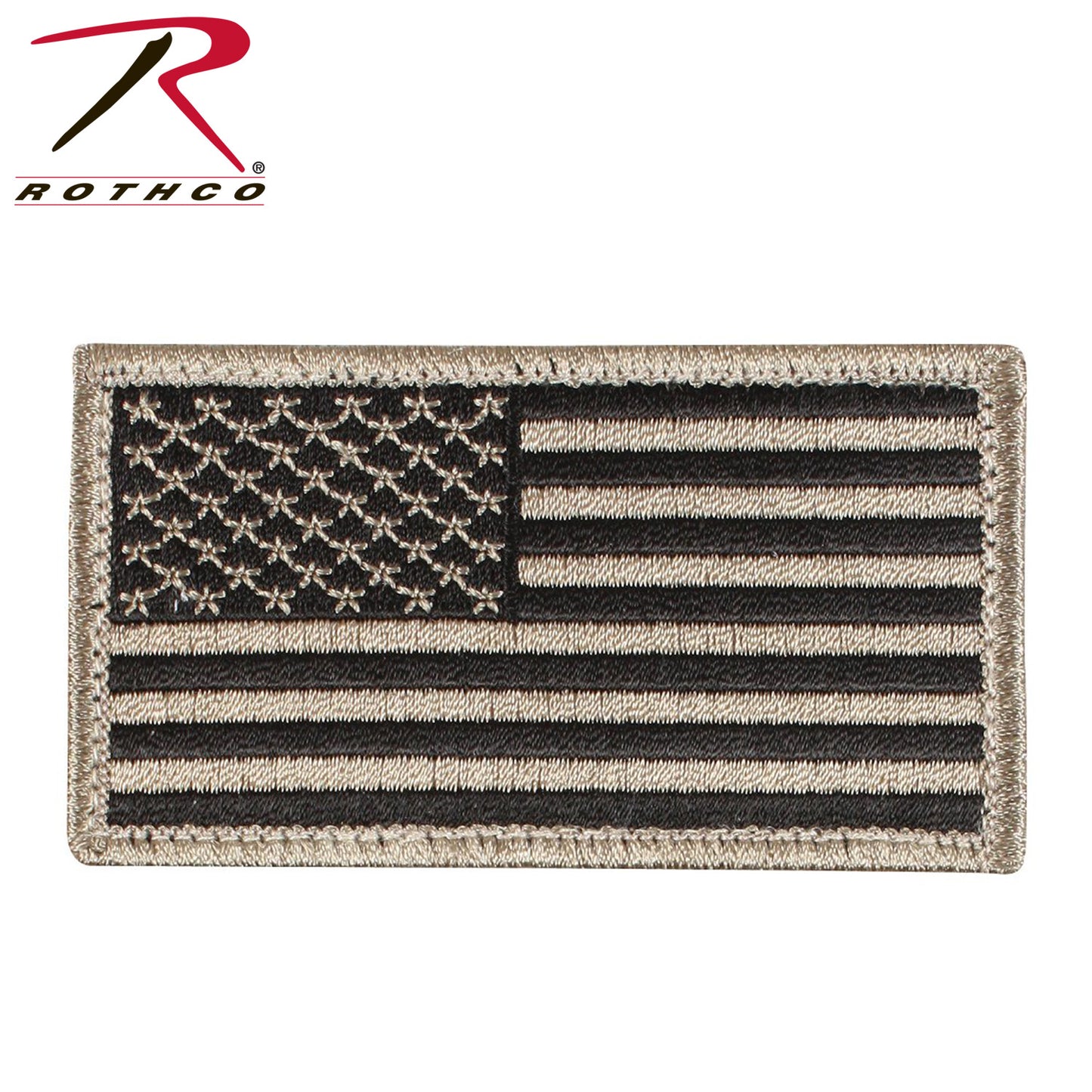 Rothco American Flag Patch - Hook Back