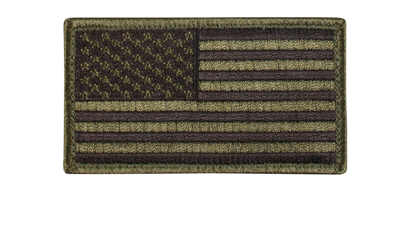 Rothco American Flag Patch - Hook Back