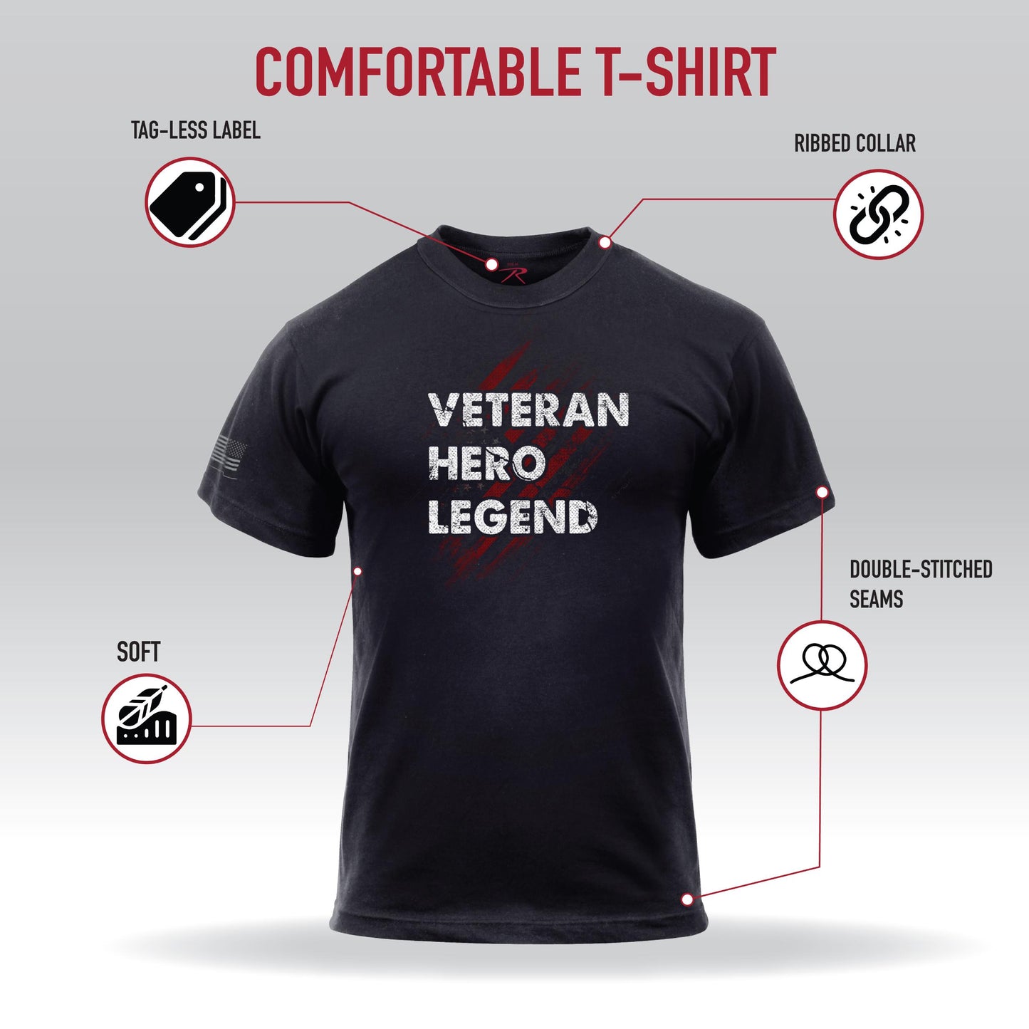 Rothco Veteran Hero Legend T-Shirt