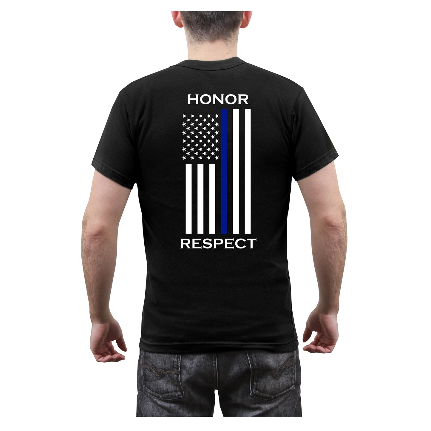 Rothco Thin Blue Line America Map T-Shirt