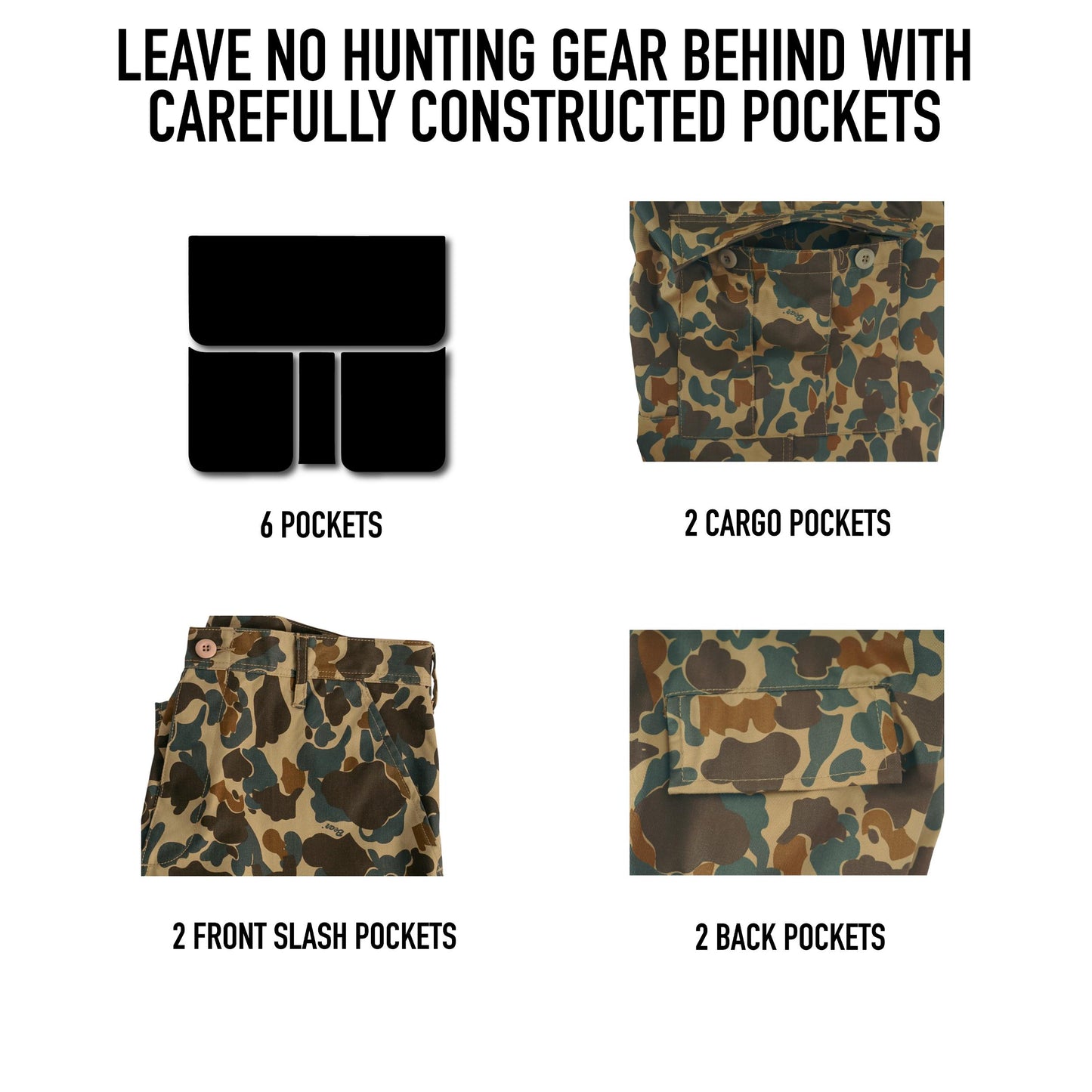 Rothco X Bear Archery Fred Bear Camo Tactical BDU Pants