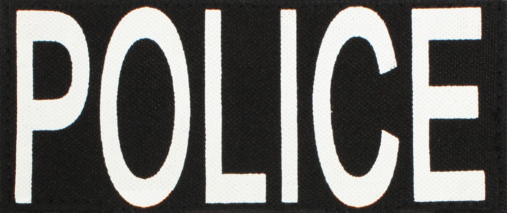 Rothco Police Patch With Hook Back