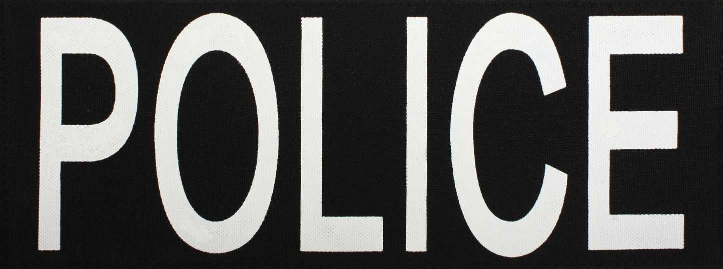 Rothco Police Patch With Hook Back