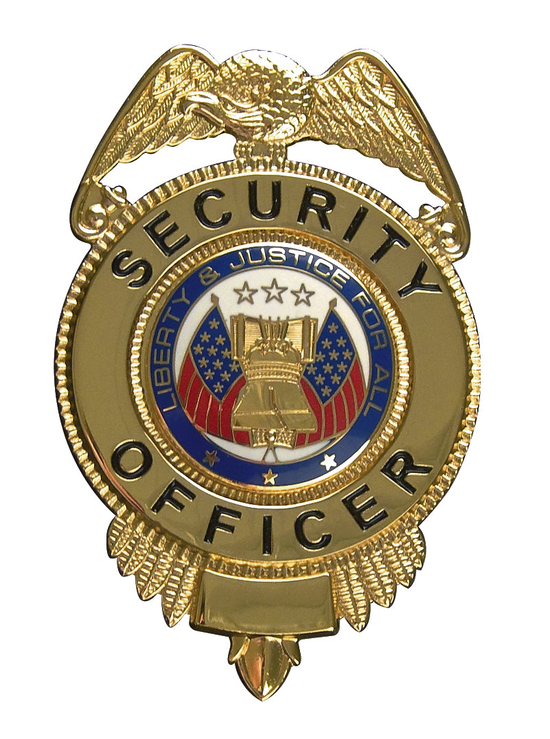 Rothco Security Officer Badge With Flags