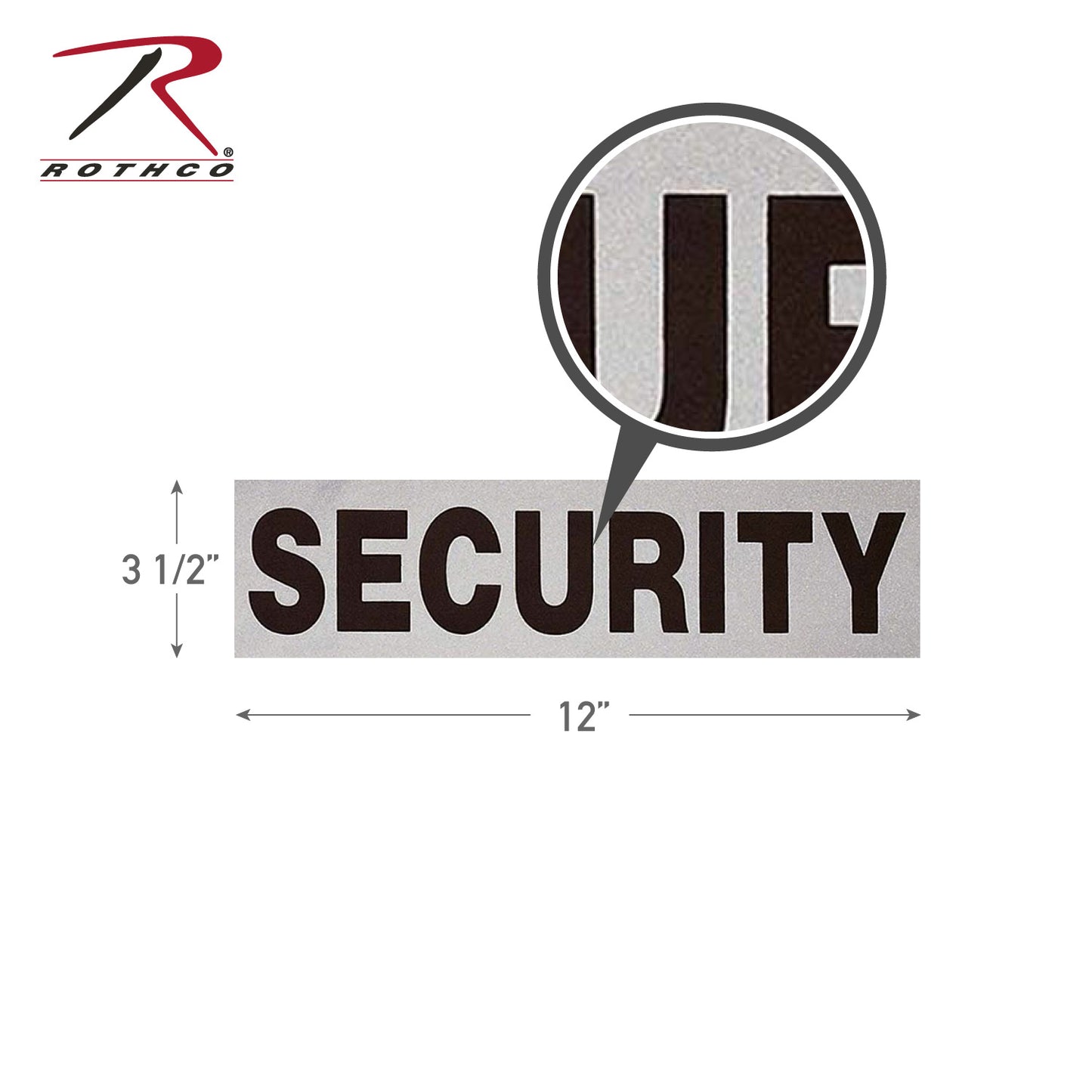 Rothco Reflective Security Patch
