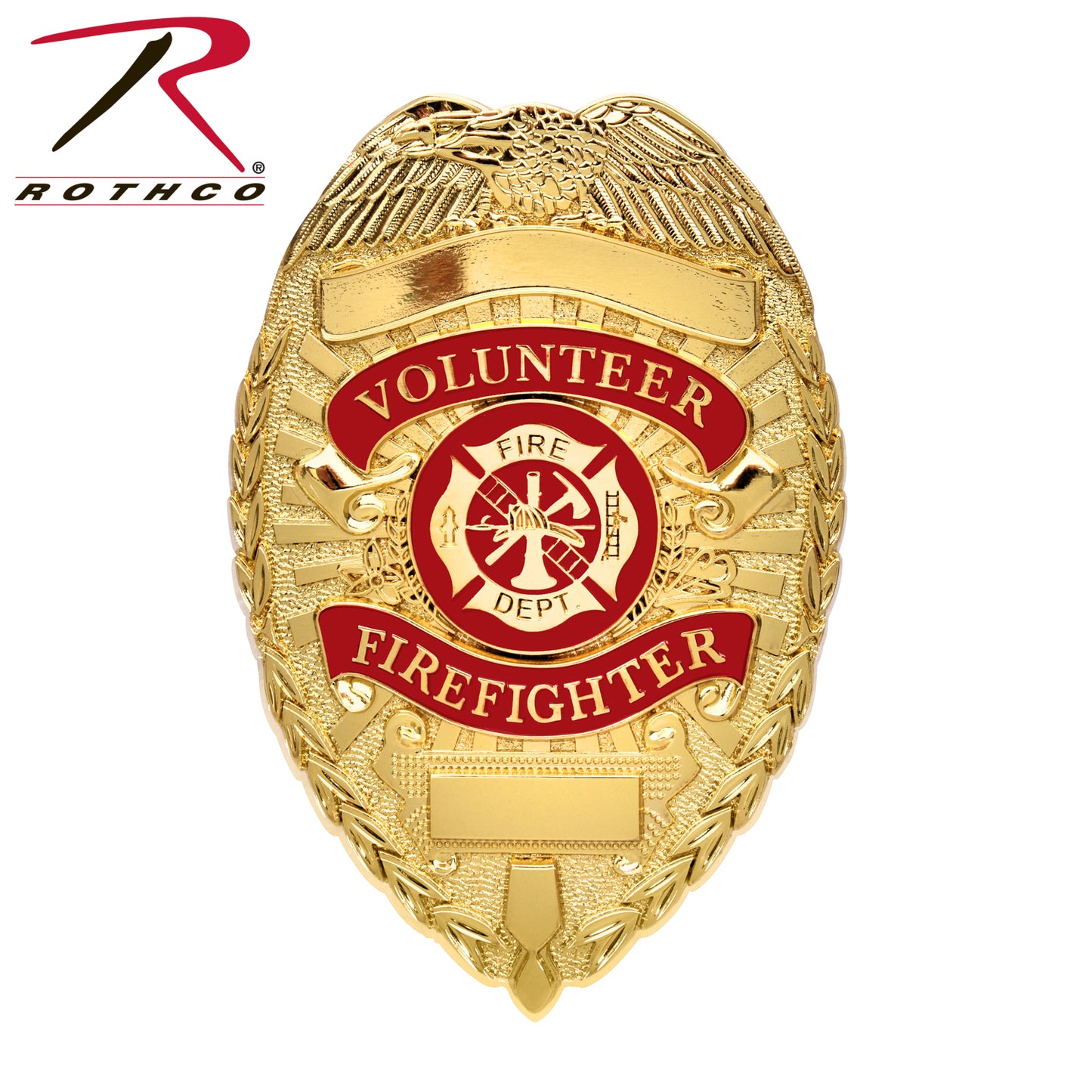 Rothco Deluxe Fire Department Badge