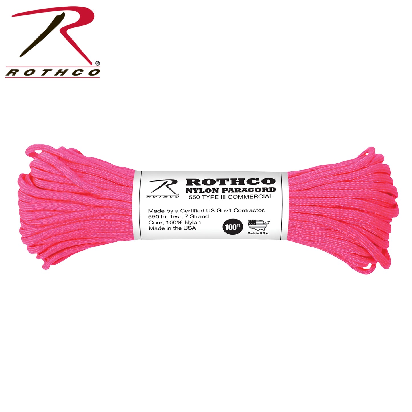 Rothco Nylon Paracord Type III 550 LB