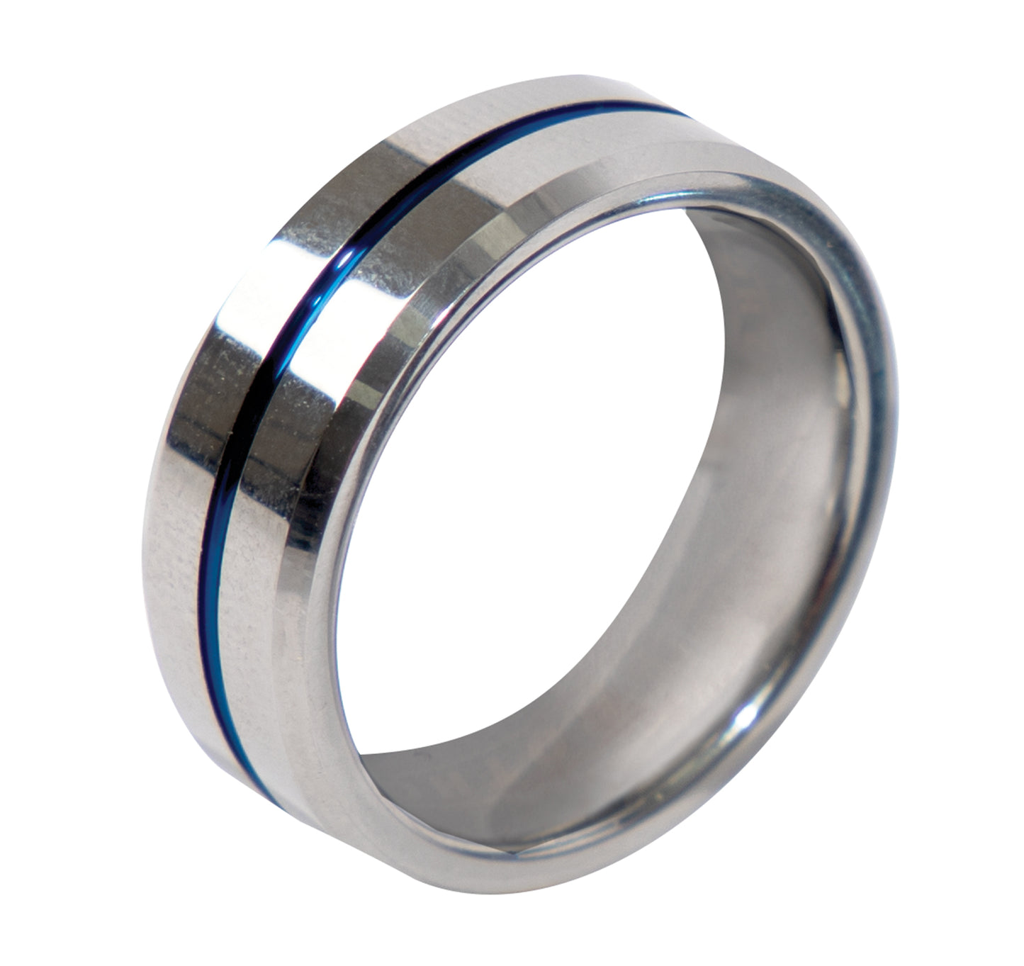 Rothco Tungsten Carbide Thin Blue Line Ring