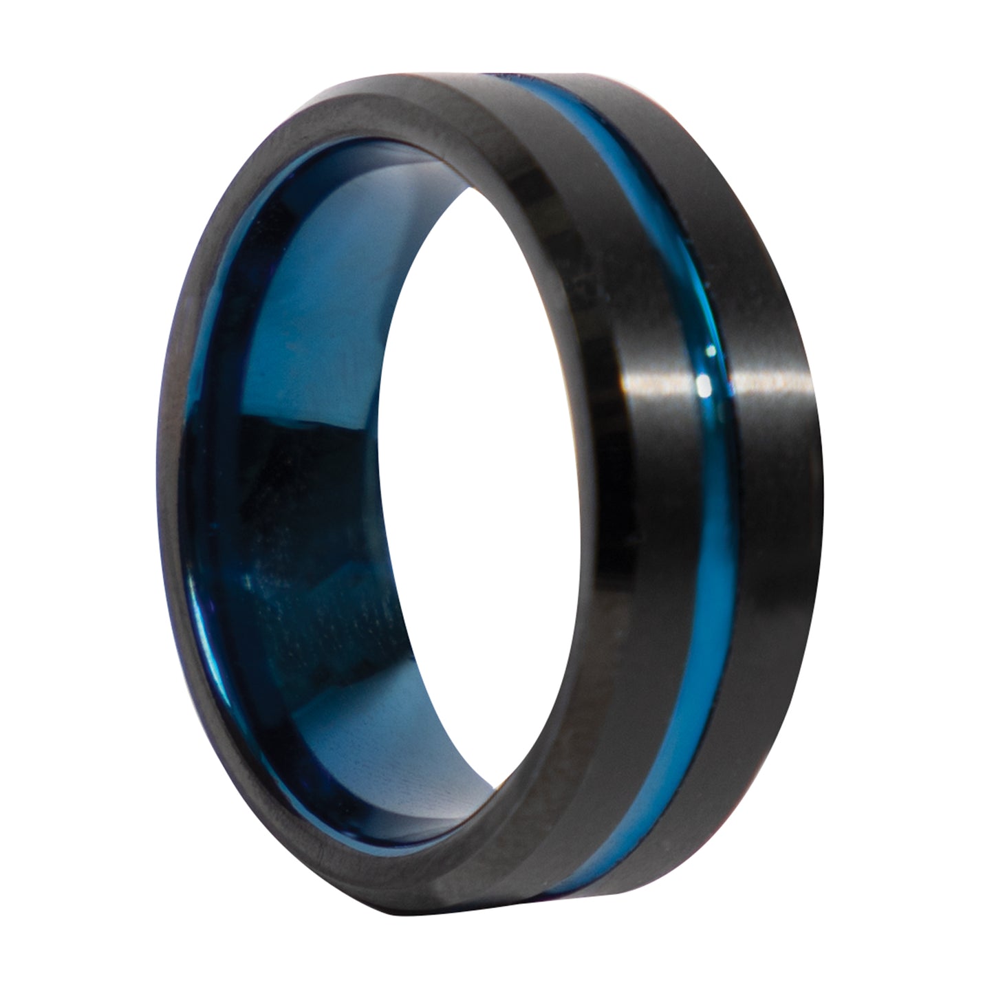 Rothco Tungsten Carbide Thin Blue Line Ring