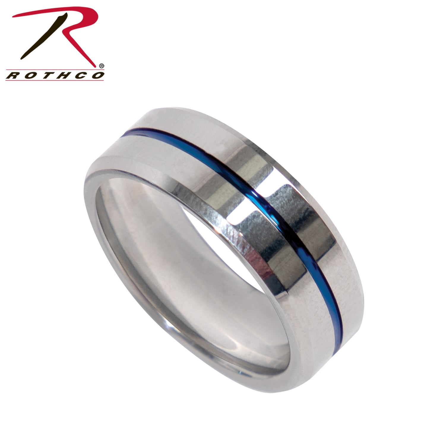 Rothco Tungsten Carbide Thin Blue Line Ring