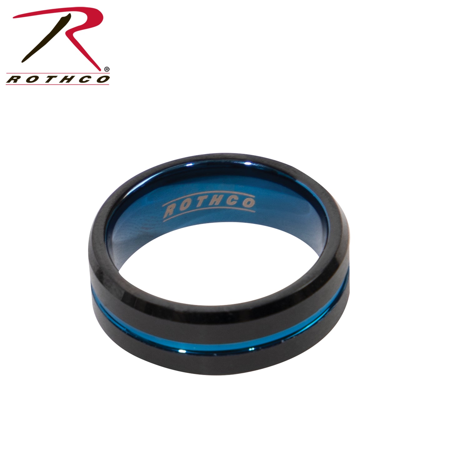 Rothco Tungsten Carbide Thin Blue Line Ring