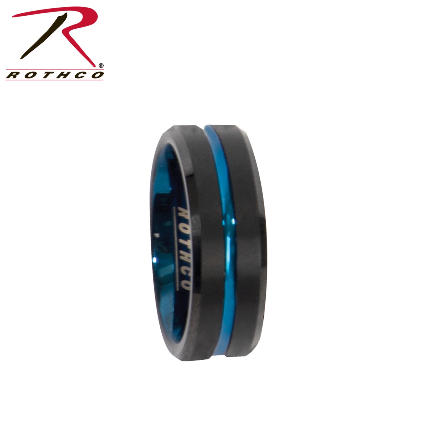 Rothco Tungsten Carbide Thin Blue Line Ring