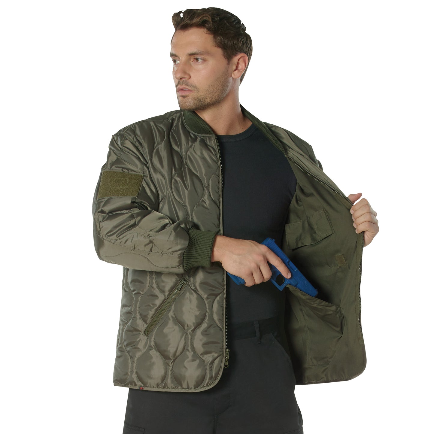 Rothco Concealed Carry Quilted Woobie Jacket