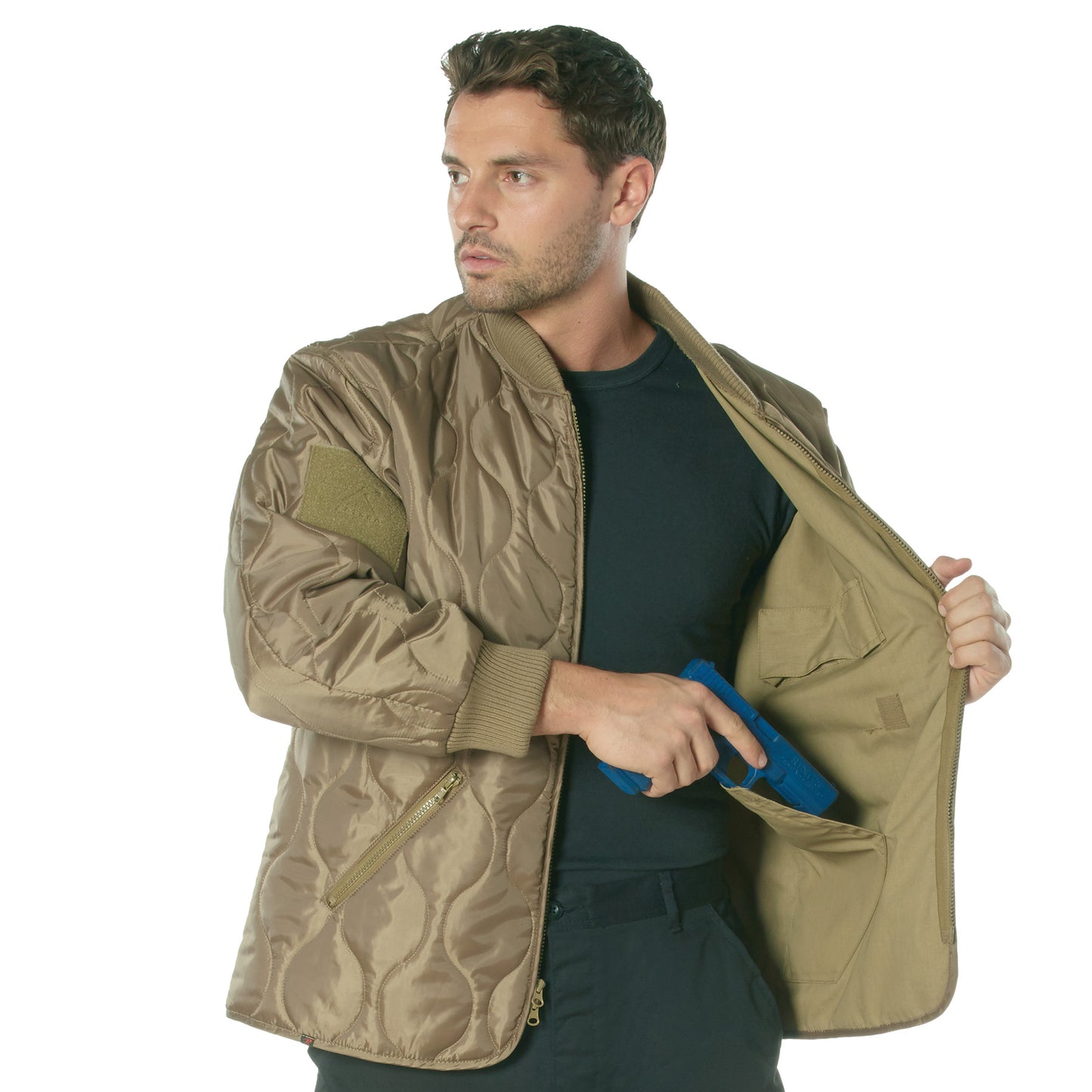 Rothco Concealed Carry Quilted Woobie Jacket