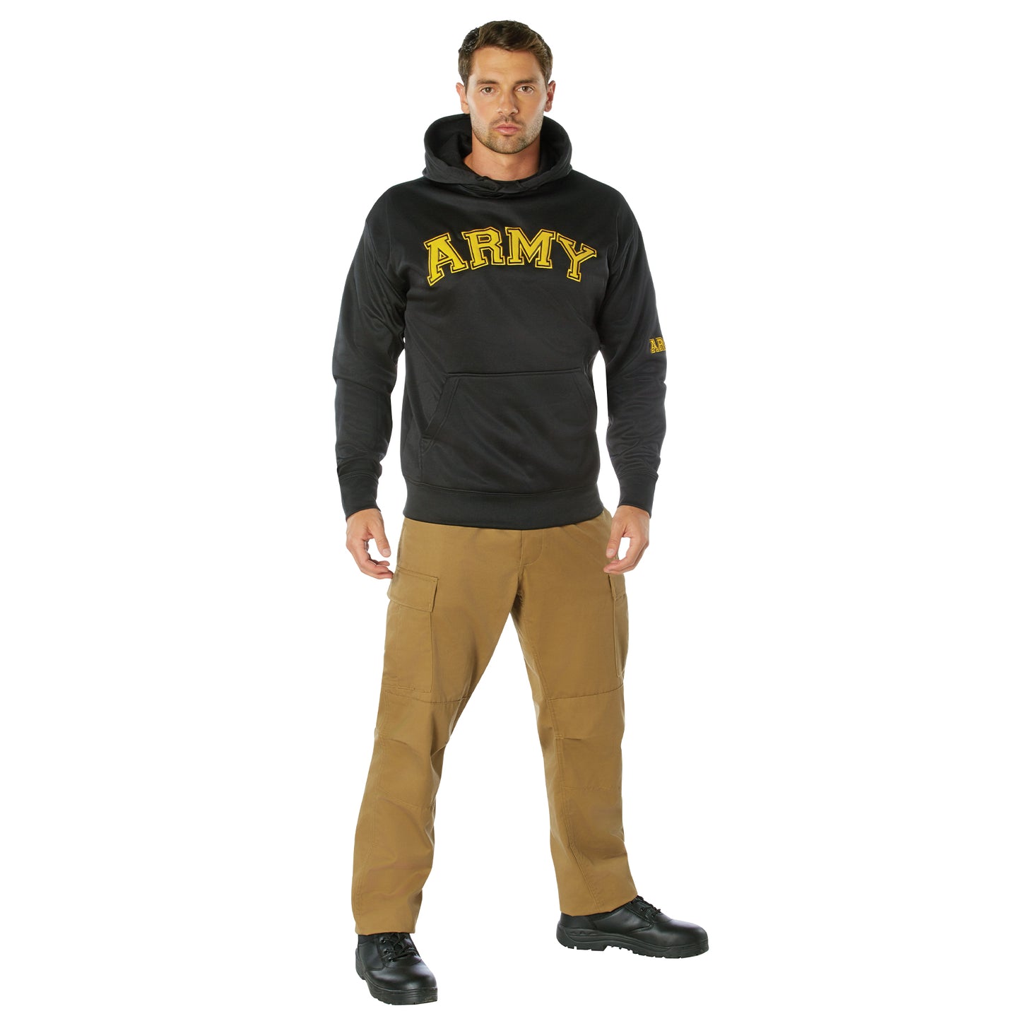 Rothco Army Pullover Hoodie - Black