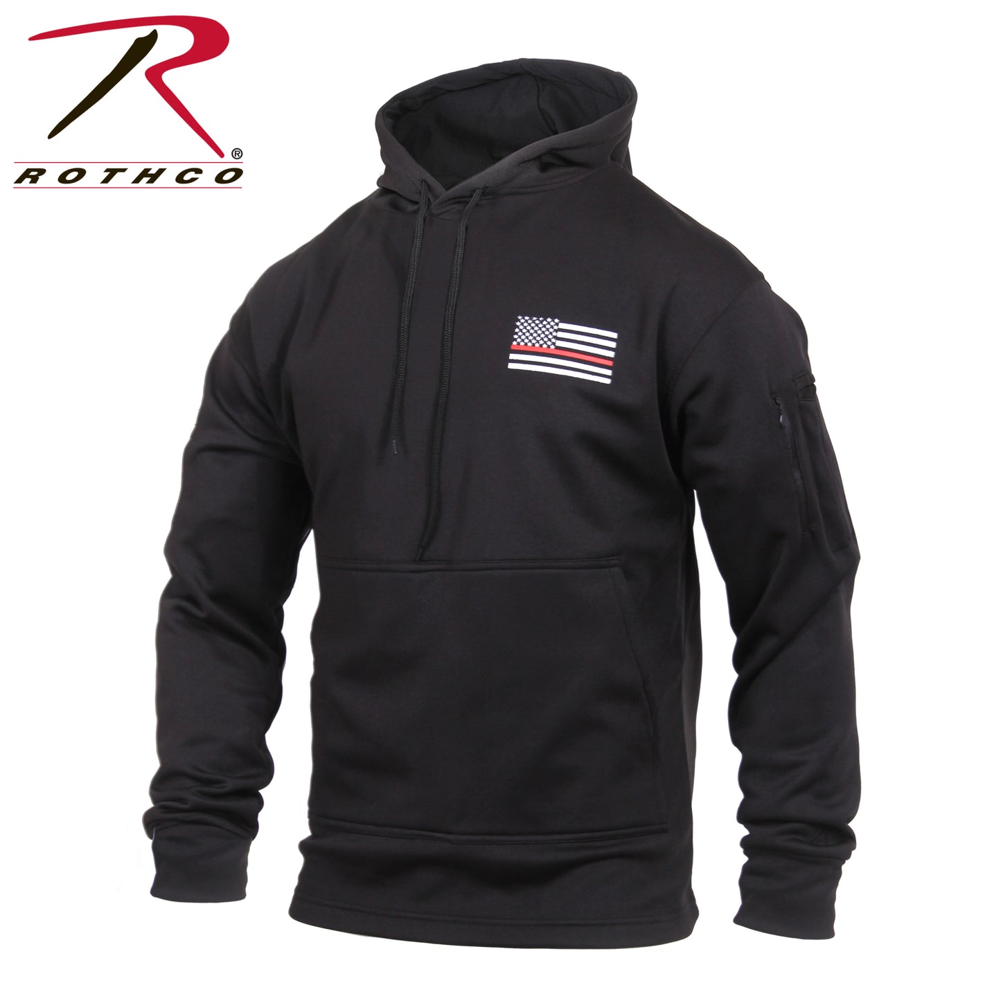 Rothco Concealed Carry Thin Red Line Hoodie