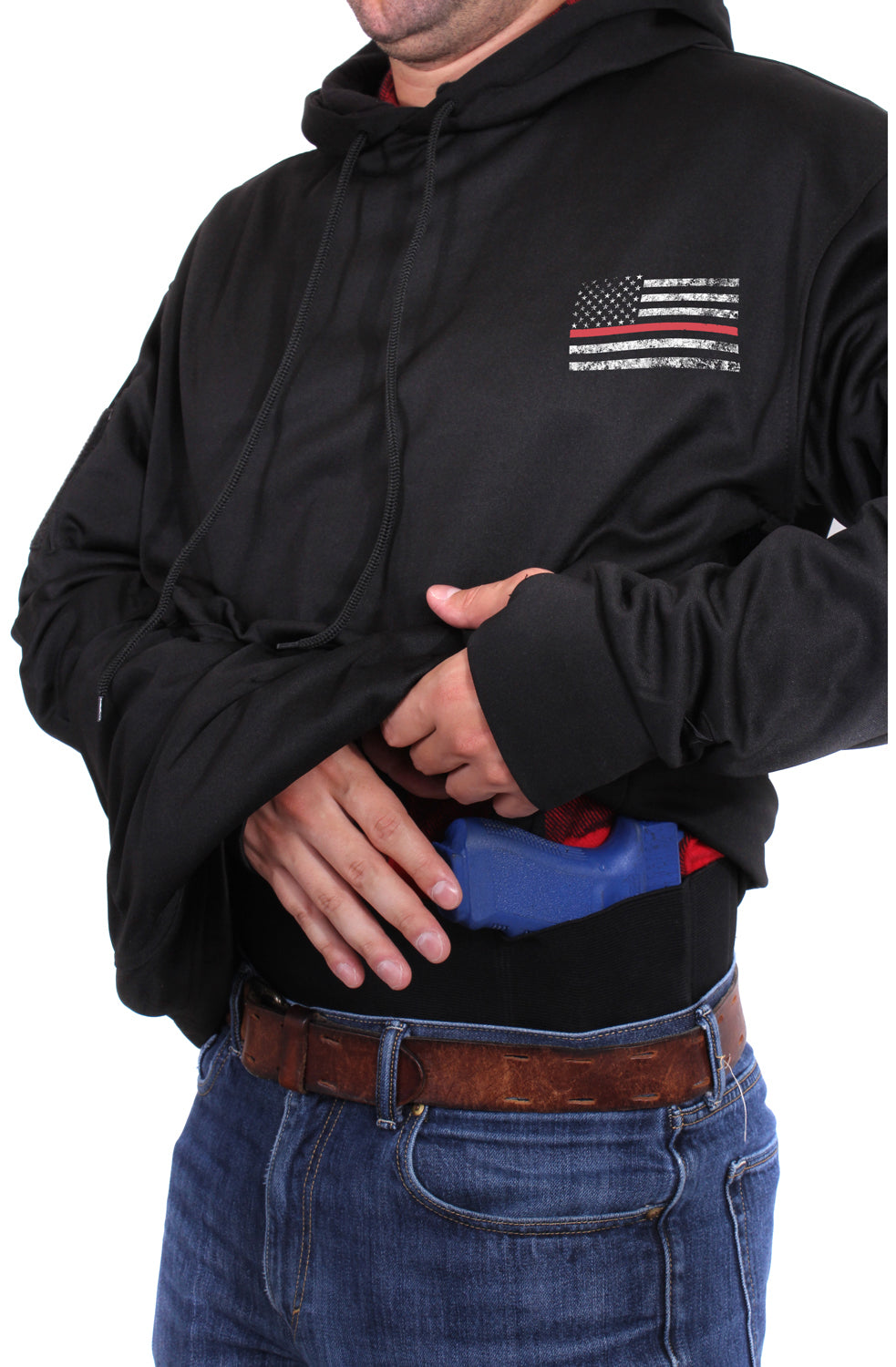 Rothco Concealed Carry Thin Red Line Hoodie