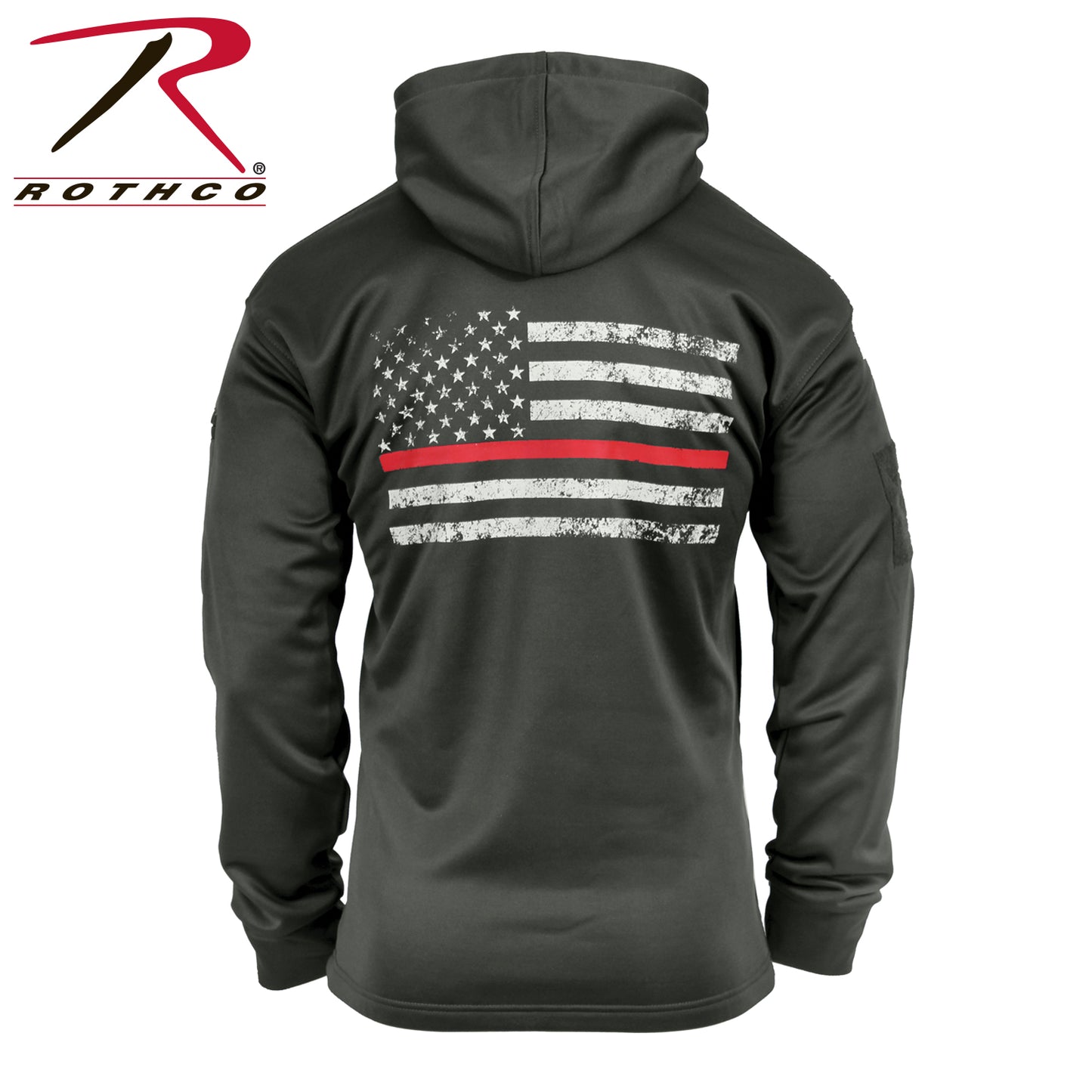 Rothco Concealed Carry Thin Red Line Hoodie