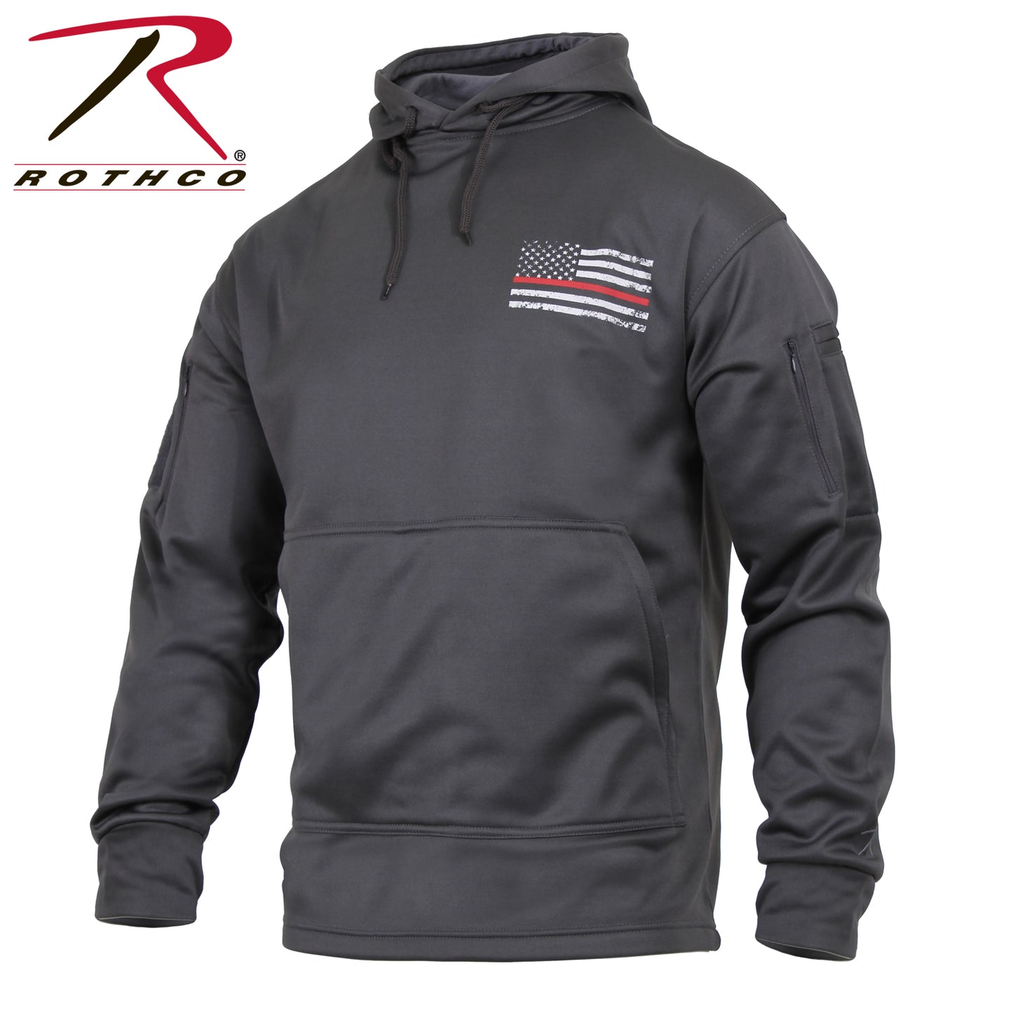 Rothco Concealed Carry Thin Red Line Hoodie