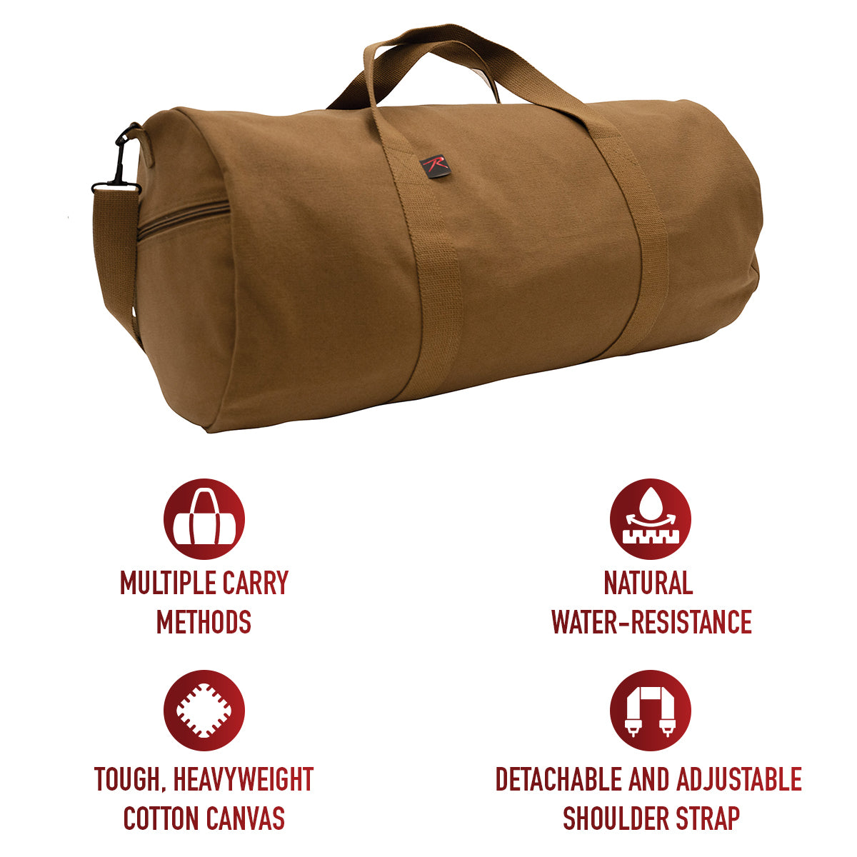 Rothco Canvas Shoulder Duffle Bag