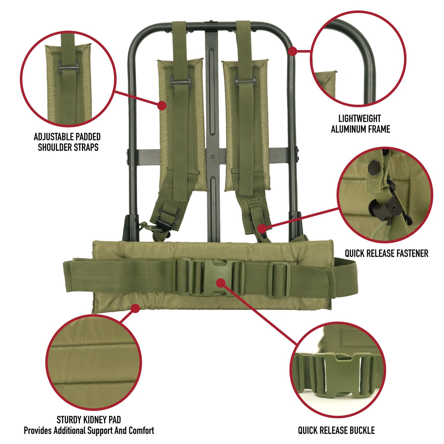 Rothco Alice Pack Frame with Attachments