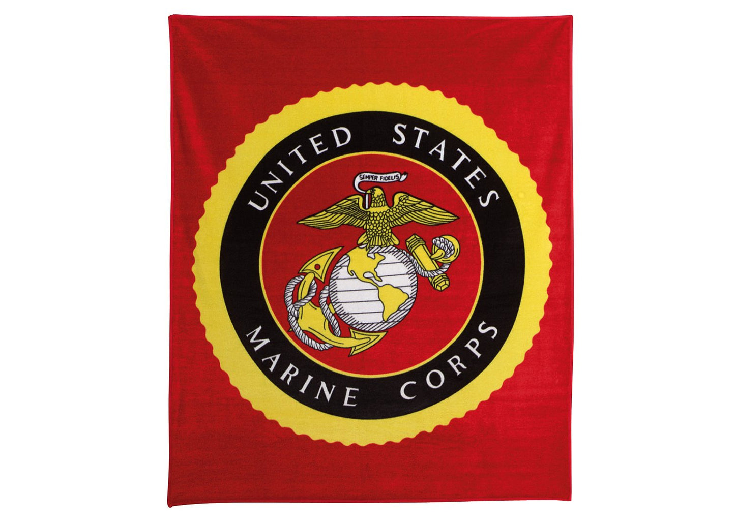 Rothco US Navy Military Insignia Fleece Blanket