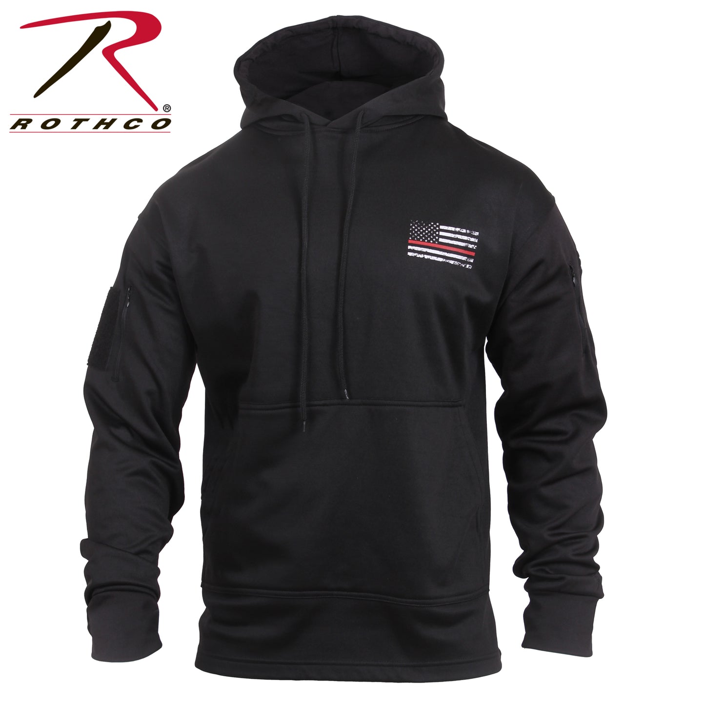 Rothco Concealed Carry Thin Red Line Hoodie