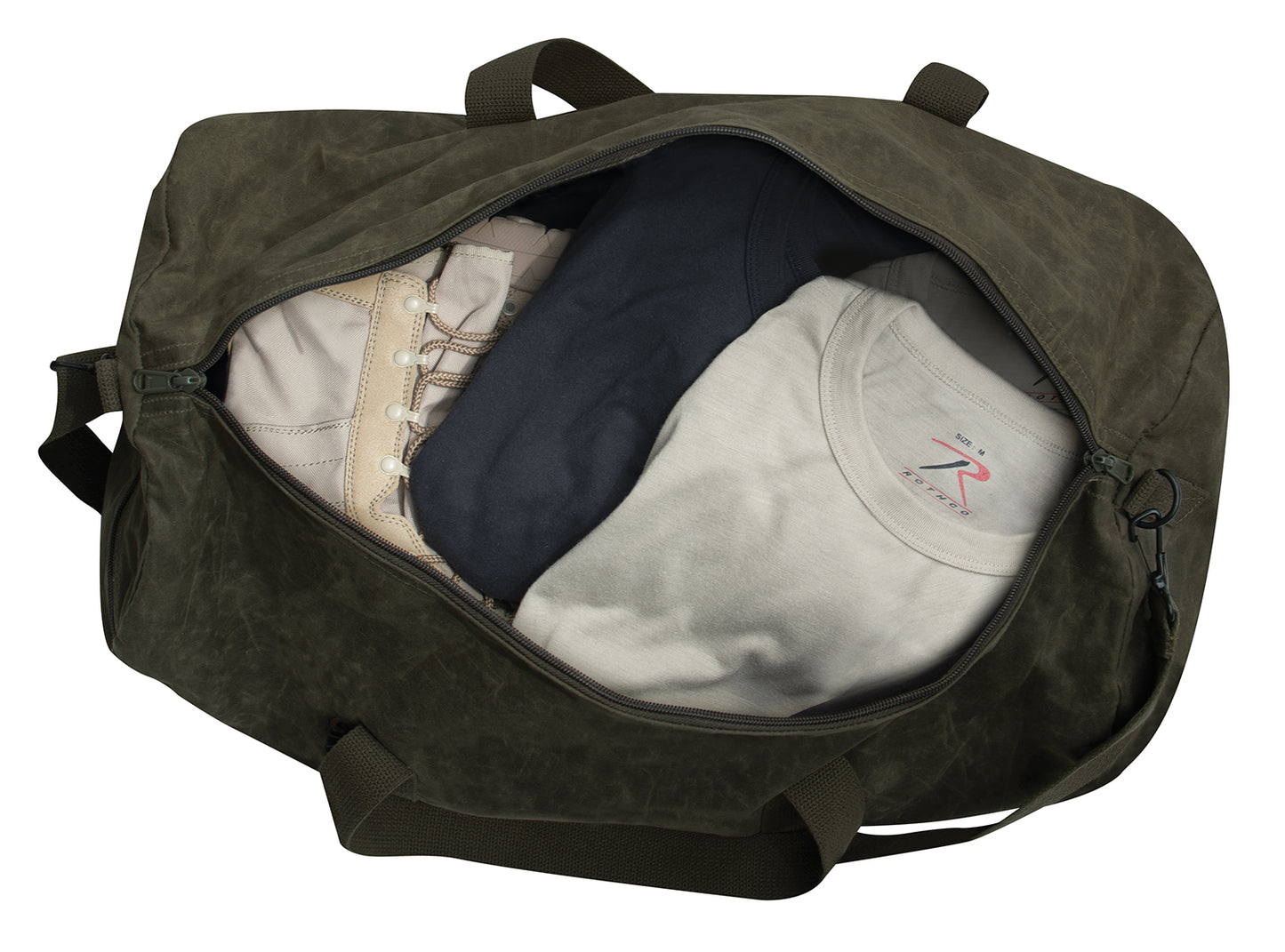 Rothco Waxed Canvas Shoulder Duffle Bag - 24 Inch