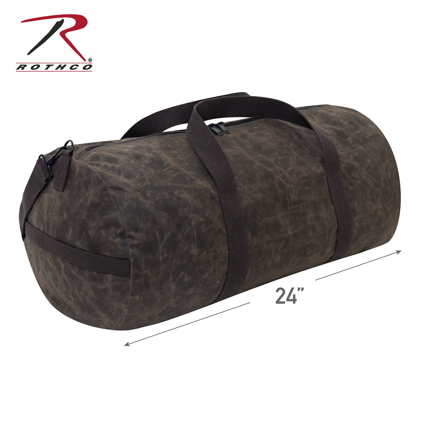 Rothco Waxed Canvas Shoulder Duffle Bag - 24 Inch