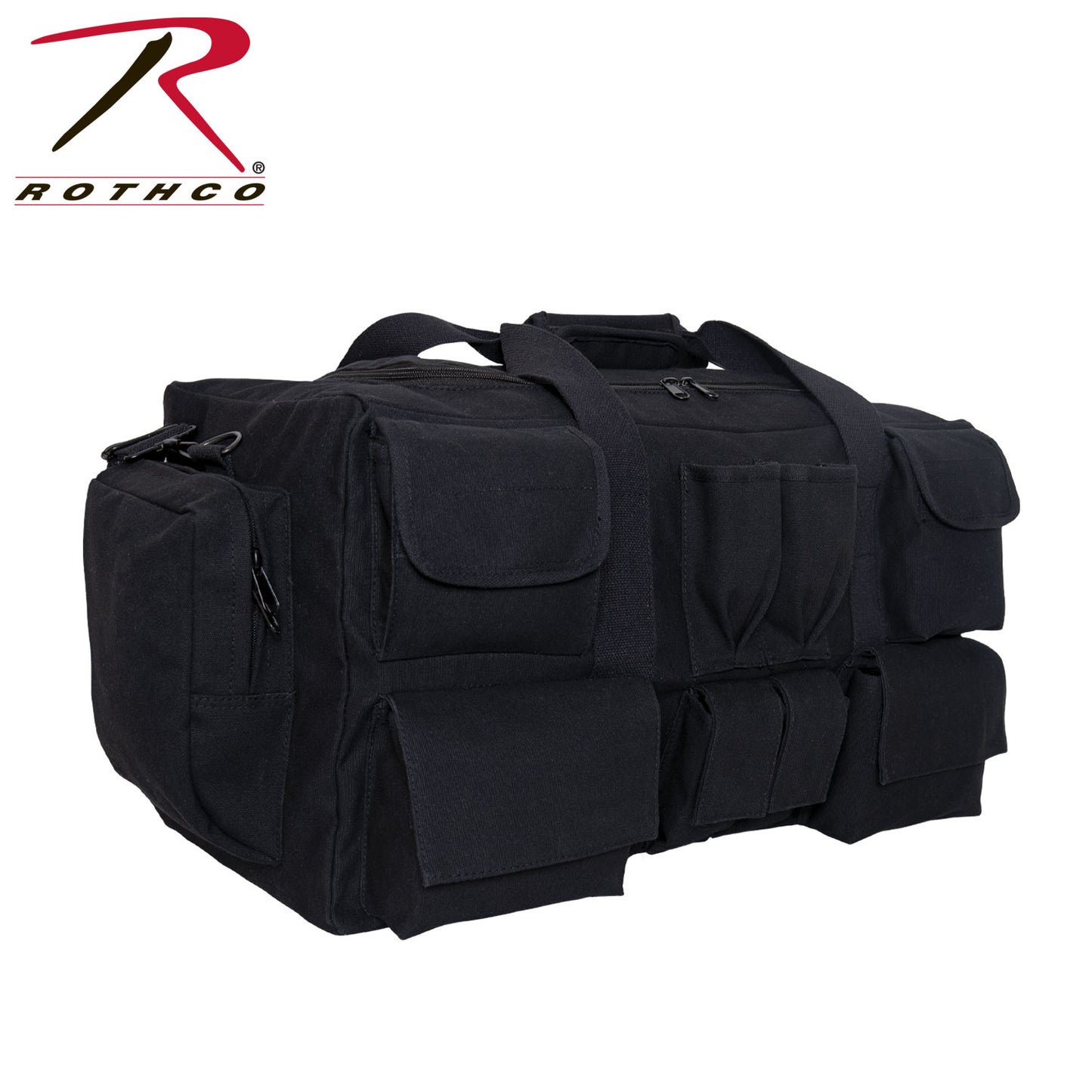 Rothco Canvas Pocketed Military Gear Bag