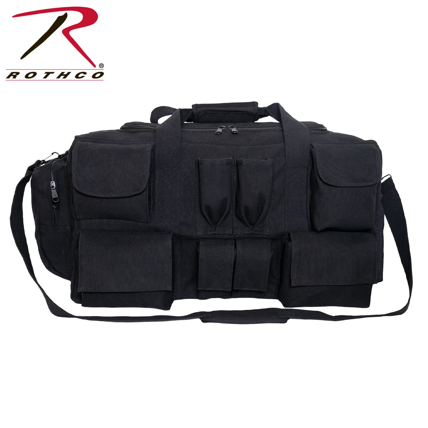 Rothco Canvas Pocketed Military Gear Bag