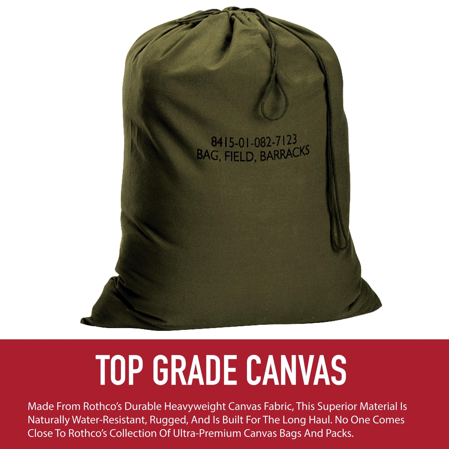 Rothco Canvas Barracks Bag