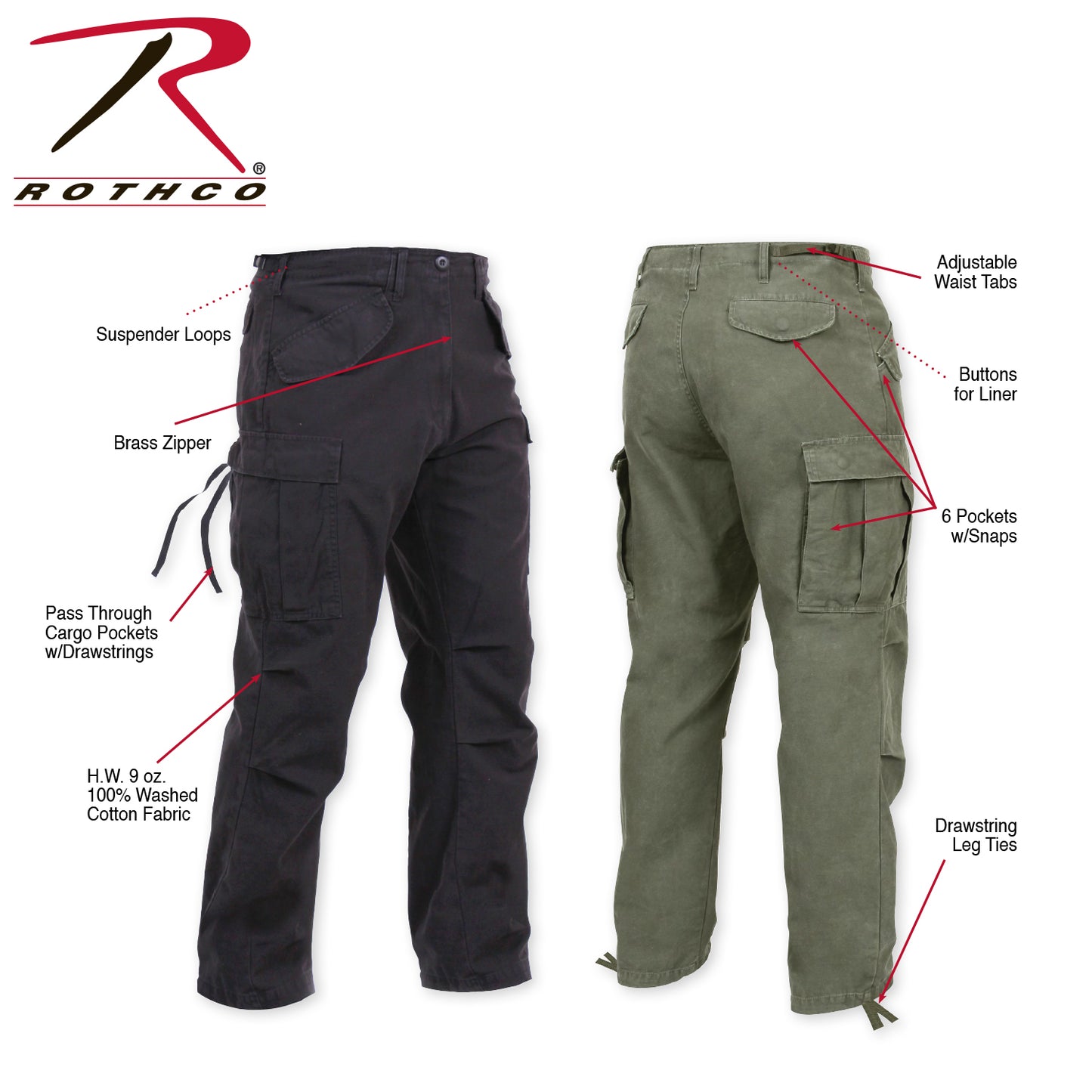 Rothco Vintage M-65 Field Pant