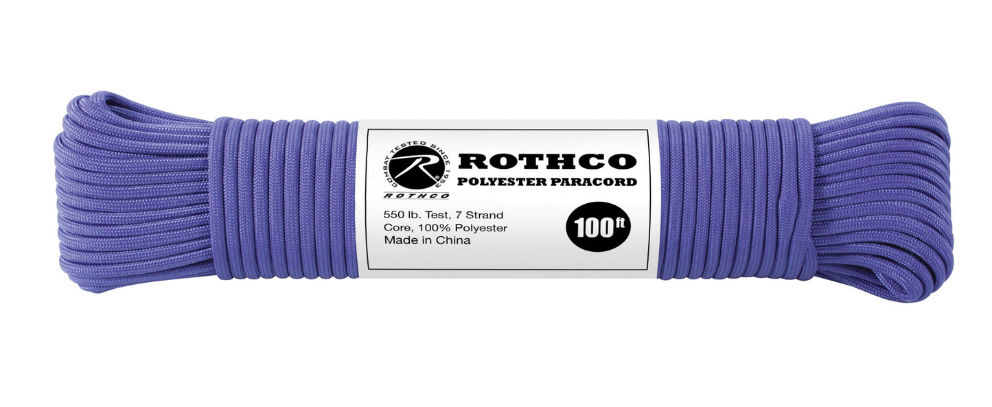 Rothco 550lb Type III Polyester Paracord