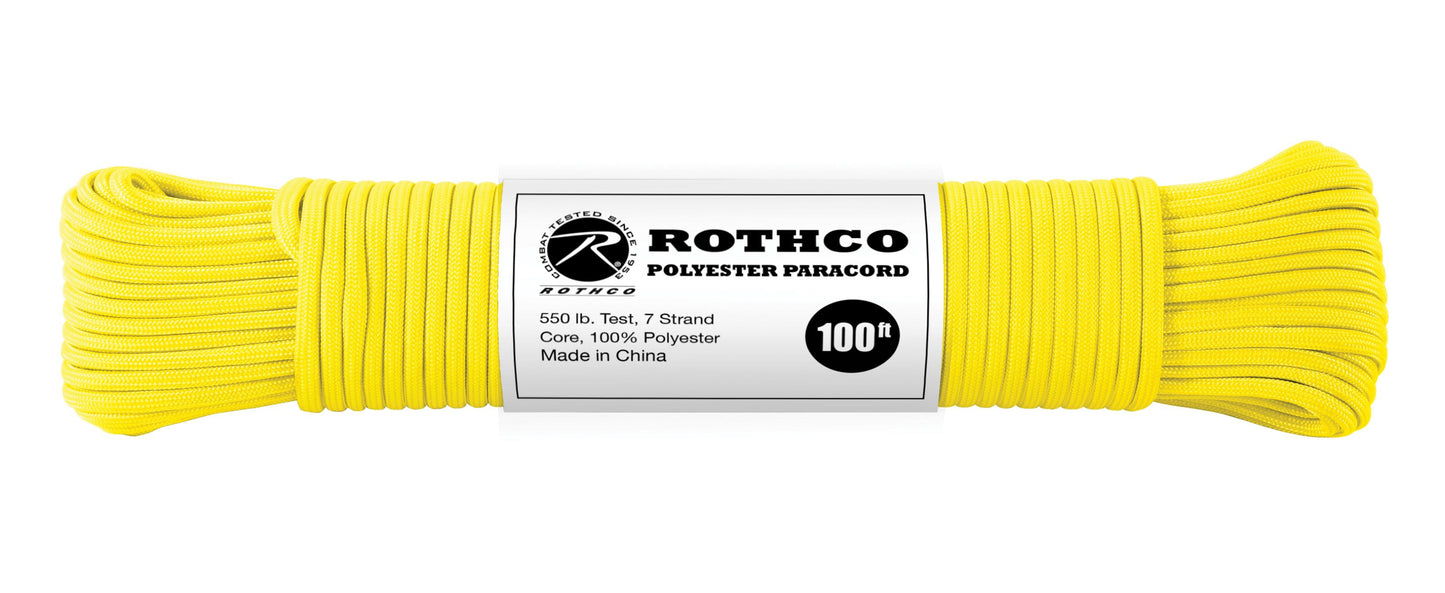 Rothco 550lb Type III Polyester Paracord