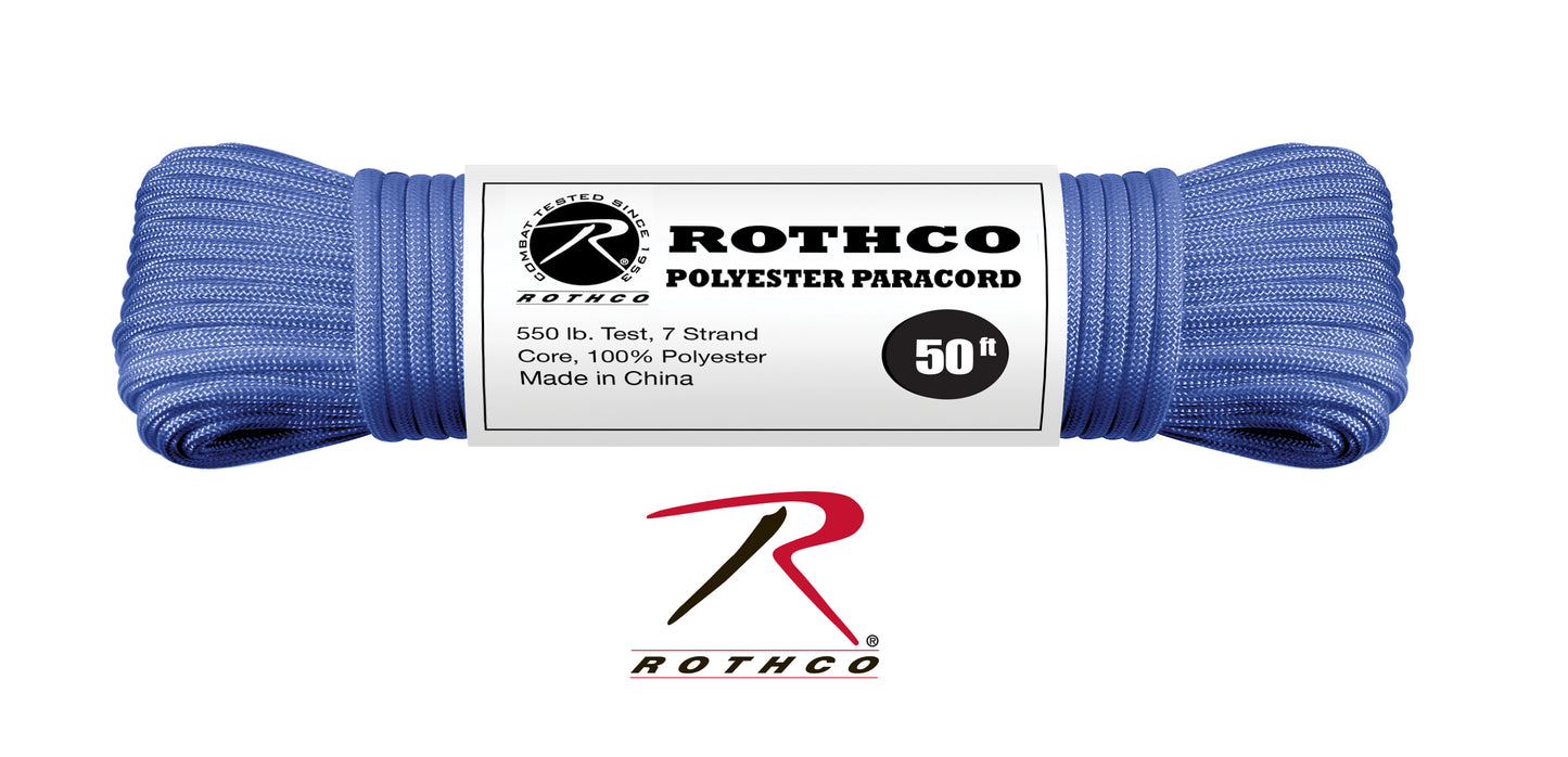 Rothco 550lb Type III Polyester Paracord