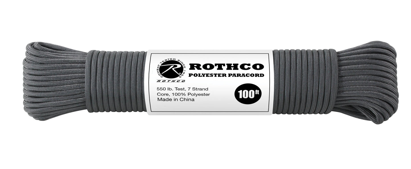 Rothco 550lb Type III Polyester Paracord