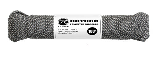 Rothco 550lb Type III Camo Polyester Paracord