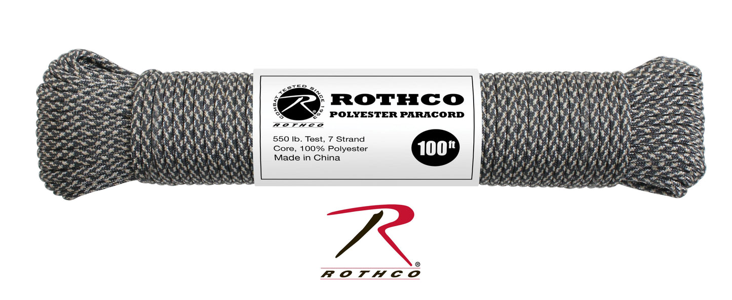 Rothco 550lb Type III Camo Polyester Paracord