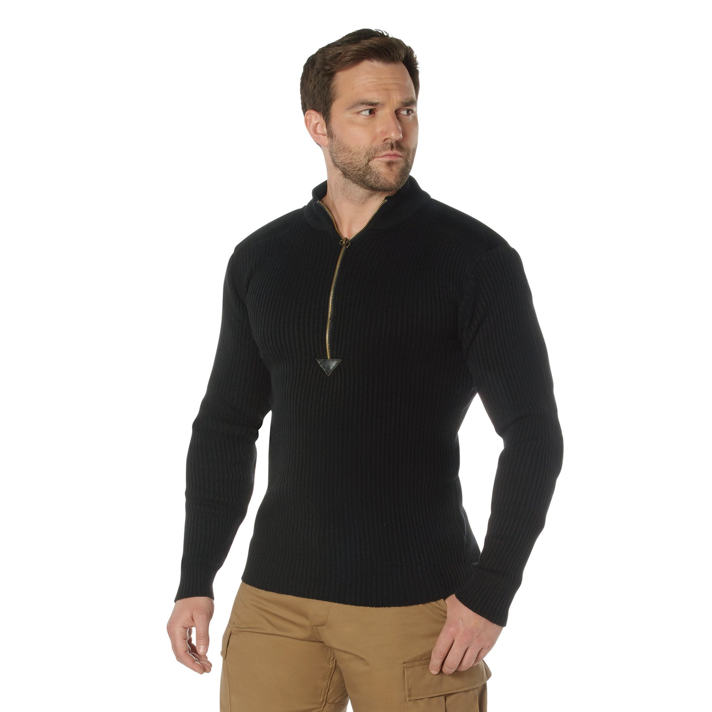 Rothco Quarter Zip Acrylic Commando Sweater