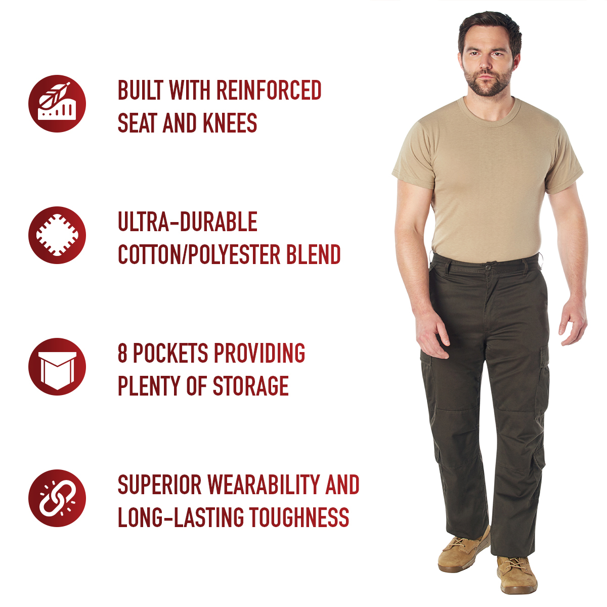 Rothco Vintage Paratrooper Cargo Fatigue Pants