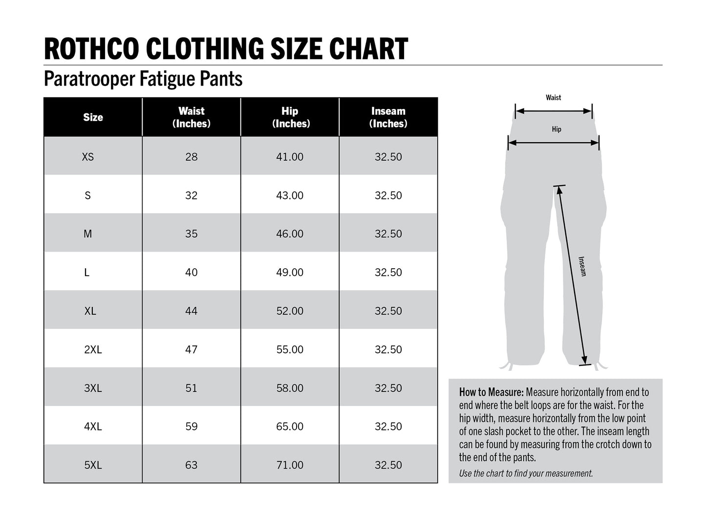 Rothco Vintage Paratrooper Cargo Fatigue Pants