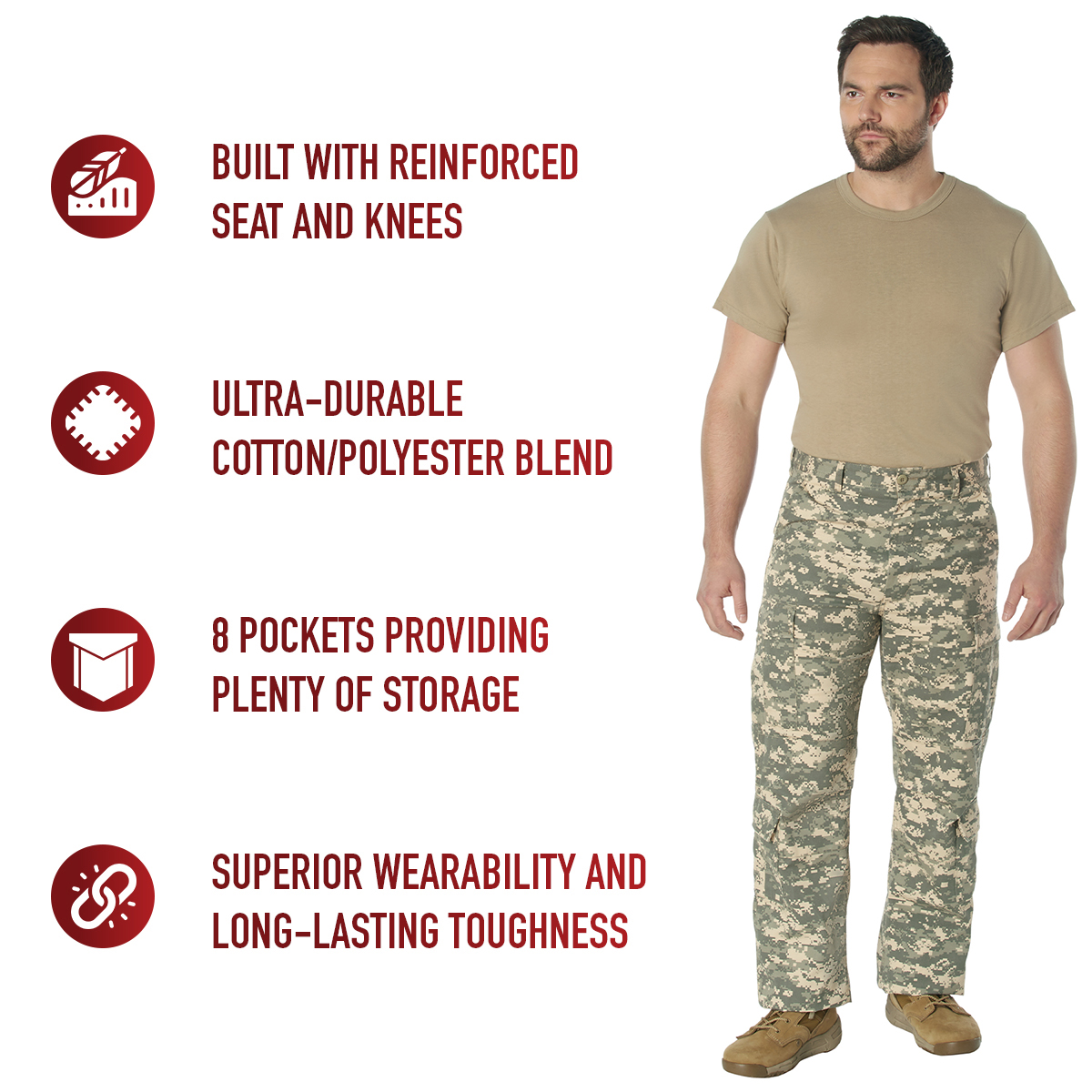 Rothco Vintage Paratrooper Cargo Fatigue Pants