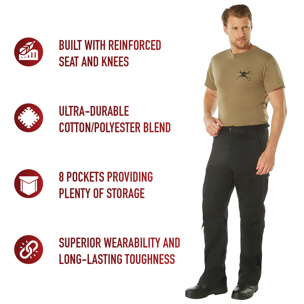 Rothco Vintage Paratrooper Cargo Fatigue Pants