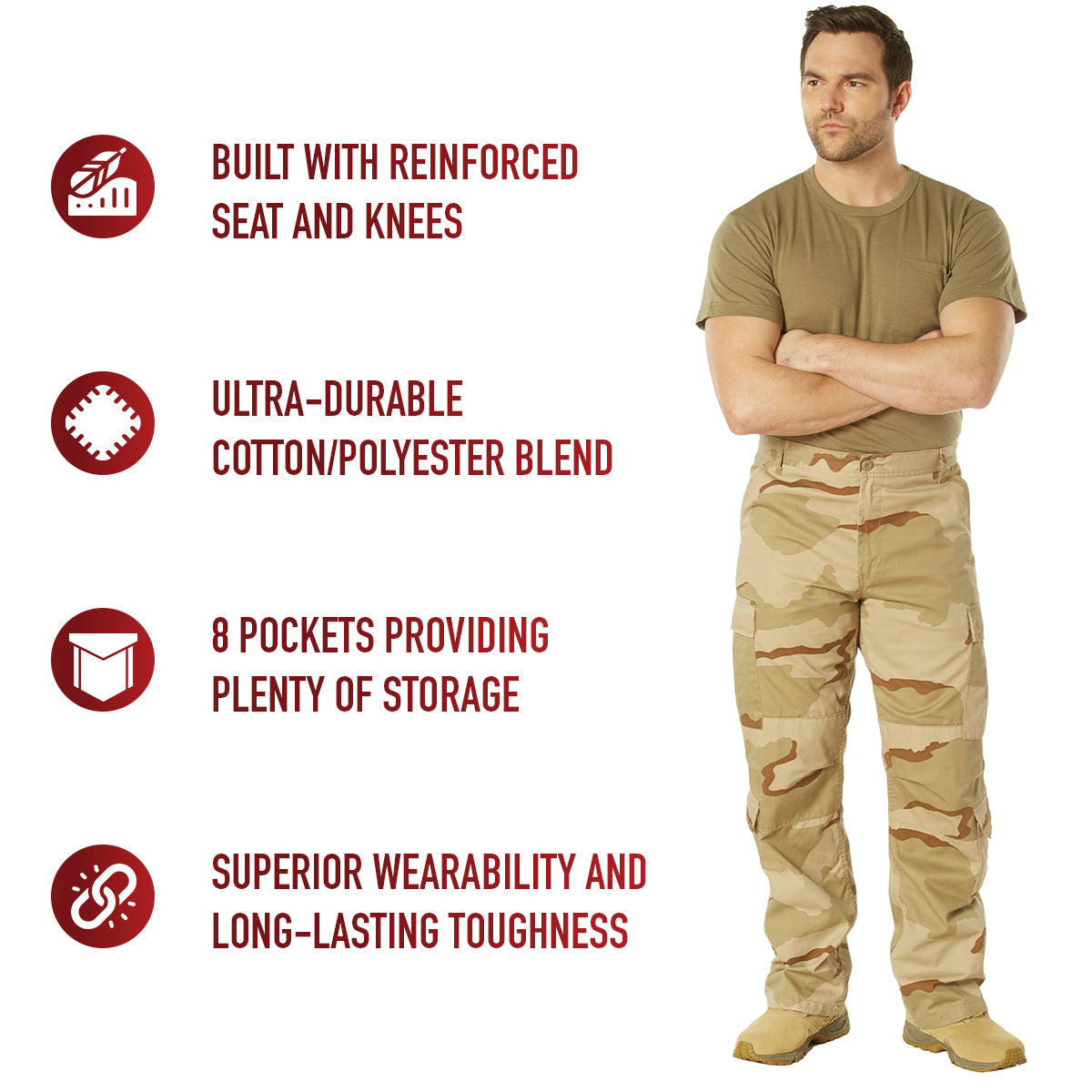 Rothco Vintage Paratrooper Cargo Fatigue Pants