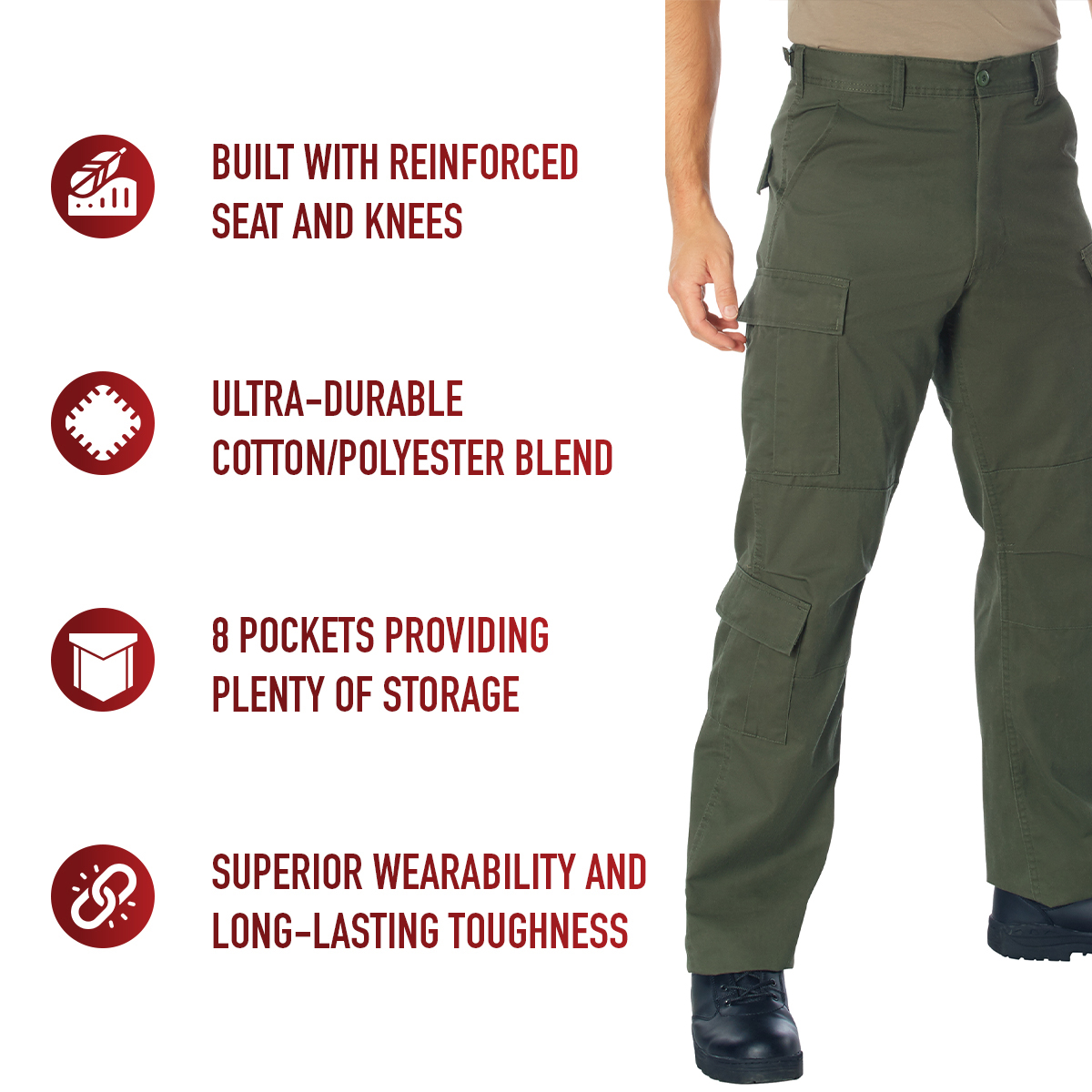 Rothco Vintage Paratrooper Cargo Fatigue Pants