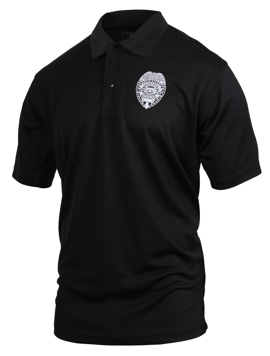 Rothco Moisture Wicking Security Polo Shirt With Badge