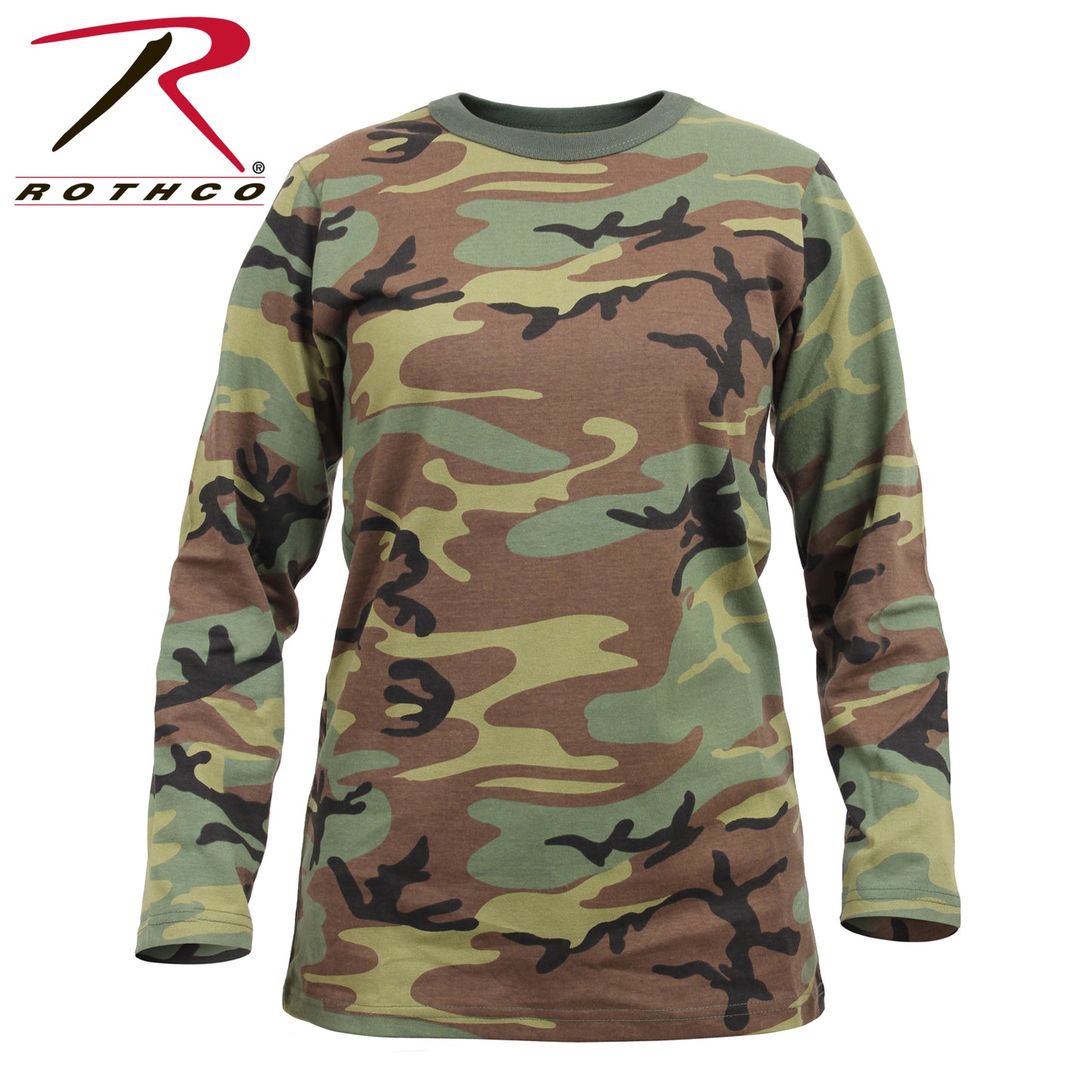 Rothco Womens Long Sleeve Camo T-Shirt